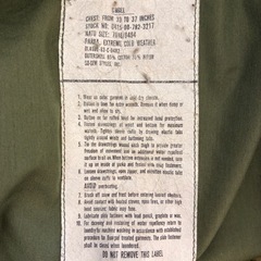 US ARMY M-65 フィッシュテールパーカー 実物 Sサイズ フルセットの画像