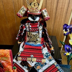 五月人形 鎧飾り 一式 端午の節句 子どもの日　箱ありの画像
