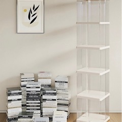 回転本棚　クリアの画像