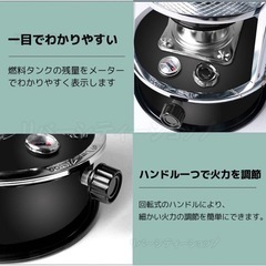 CAMP STOVE キャンプストーブ 灯油ストーブ ポータブルストーブ　アウトドアストーブ　アースカラーグリーン　収納ケース付 未使用の画像