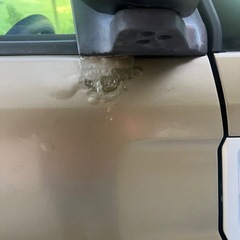 H27年式ウェイクターボ❗️ 走行距離51000km低走行❗️車検先月入れました♪　クーラー🆗機関良好♪ 板金の仕上がり悪い為、外装気にならない方向けです💦サビで　穴あき箇所ありだったので自家塗装&コーキング処理済み❗️ 説明文必須‼️の画像