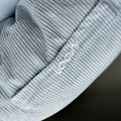 LOOSY 1人掛けビーズソファ Powder Blueの画像