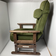 座椅子 回転 肘付き 回転座椅子 高座椅子 回転椅子 リクライニングチェア  回転式 　の画像