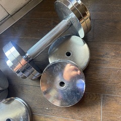 クロームダンベル10kg 2個の画像