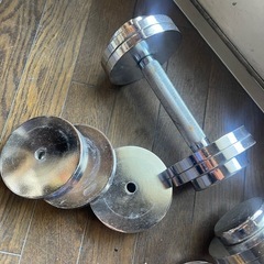 クロームダンベル10kg 2個の画像