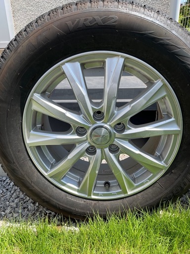 商品名】 スタッドレスタイヤ＋アルミホイール 4本セット 215/60R16 BRIDGESTONE BLIZZAK VRX2