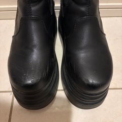 YOSUKE ヨースケ　厚底サイドゴアショートブーツの画像