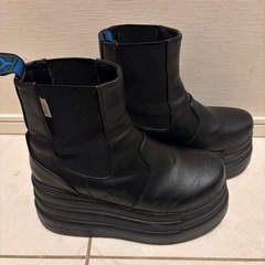 YOSUKE ヨースケ　厚底サイドゴアショートブーツの画像