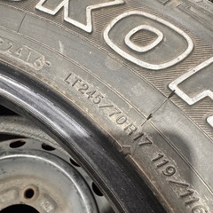 17インチ！マットタイヤ！の画像