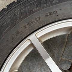 ホイール+スタッドレスタイヤ  　 215 60 R17 4本
の画像