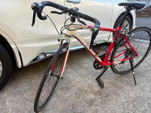 レッド／ホワイトロードバイク700c (絆) 湘南台のロードバイクの中古