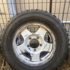 ジムニー　
ja11純正アルミ&ダンロップmt2   195r16 の画像