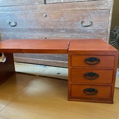 古道具　小引き出し　文机の画像