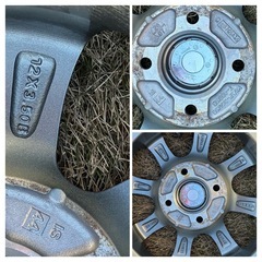 軽トラスタッドレスアルミホイール12インチの画像