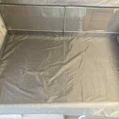 3ヶ月のみ使用メッシュ ベビーサークルの画像