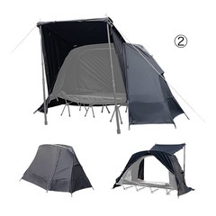 【未使用・2点セット】GO Glamping コットテント＋専用フライシートの画像
