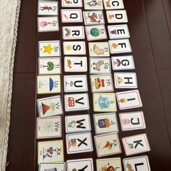 幼児英語学習　英語カード　アルファベット　動物の画像