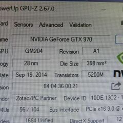 【映像出力確認済】ZOTAC GTX970の画像
