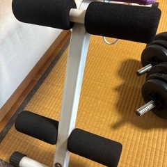 トレーニングベンチ ＆ 可変式ダンベル20kgセット 筋トレ 自宅ジムの画像