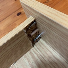 【訳あり】キャスター付き 3段 サイドチェスト／デスクワゴン（木目調）W40×D40×H60の画像