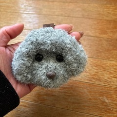 パンチニードル　プードルグレー①の画像