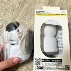 処分❗️未使用有り❗️見守りカメラ　2つの画像