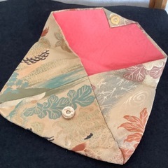 昭和レトロ　茶道具　数寄屋袋　マルチケース　収納袋　収納ポーチ　手帳入れ　通院袋の画像