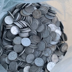 古銭　まとめ　5銭アルミ貨　約3.3kgの画像