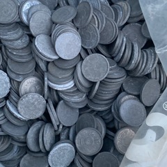 古銭　まとめ　1銭錫貨　約7.3kgの画像