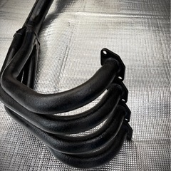 ★【SANSEI製のバイク用集合管エキゾーストパイプとサイレンサーのセット】★当時物★の画像