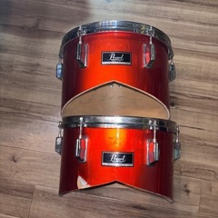 PEARL パール ジャパン ヴィンテージ シングルヘッド タム 2個セット タムタム ドラム セット MADE IN JAPAN
の画像