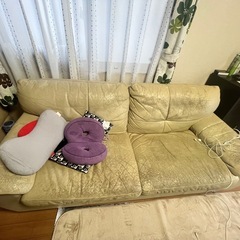 本革ソファの画像