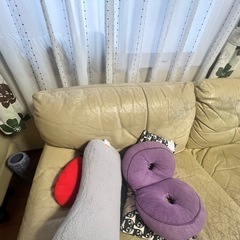 本革ソファの画像