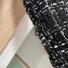 ツイード　ブラック　ジャケット　アウターの画像