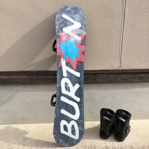 Burton スノーボード Marvelデザイン セット 110 キッズ 割引 Burton