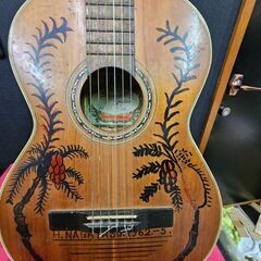 ZEN-ON　ギター　ゼンオン ギター　クラシックギター 6弦 　落書き・ワレあります　ek-700y2-1の画像