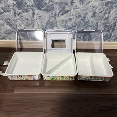 【未使用】ランチボックス 3点セット｜おしゃれな北欧・フレンチ風の画像