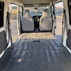 即戦力サンバー  車検ほぼ２年付きハイルーフフルフラット作業車宅配達トランポ軽貨物車中泊の画像