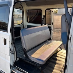 即戦力サンバー  車検ほぼ２年付きハイルーフフルフラット作業車宅配達トランポ軽貨物車中泊の画像