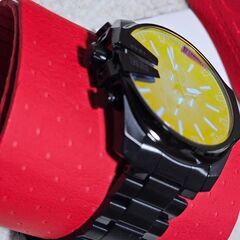 DIESEL DZ4689 ブラック ゴールド 腕時計の画像