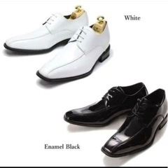 ブライダルシューズ白の画像