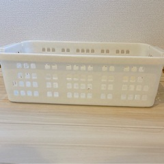 収納カゴ   3個セット 大きめ ホワイト の画像