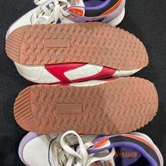 24.5サイズのスニーカーと安全靴の画像