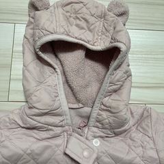 ユニクロ　くま耳ロンパース　80サイズ　　　　 の画像