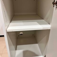 IKEA ALEX アレクス 収納ユニット, ホワイト 中古　無料の画像