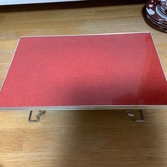 昭和レトロ　折り畳み　ミニテーブル　サイドテーブル　花台　フラワースタンドの画像