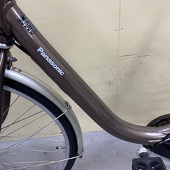 251丁寧に整備済　新基準パナソニック電動アシスト自転車26インチ　中古自転車の画像