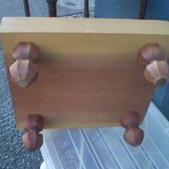 メーカー不明　木製　将棋盤　傷　汚れあります。の画像