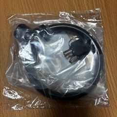 バッテリーロック 電動自転車のバッテリー用のカギ🔑 新品未開封の画像