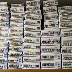 タミヤ　戦艦プラモデル195個　の画像